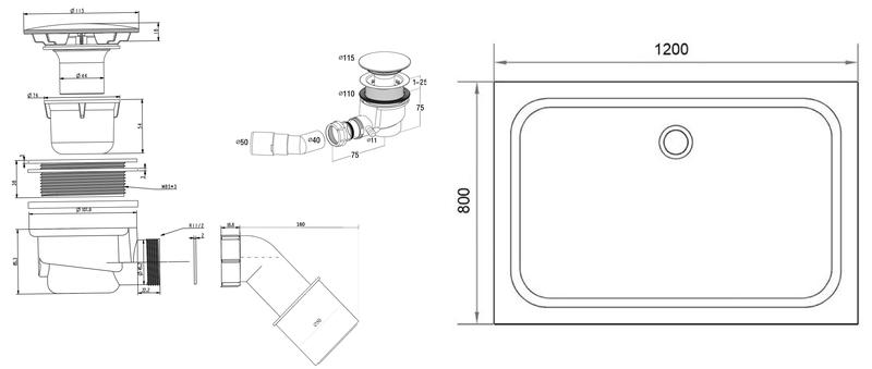 Фото AQUABATH AB-11C-1280-2000_ABR-120.8